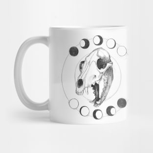 wolf skull Mug